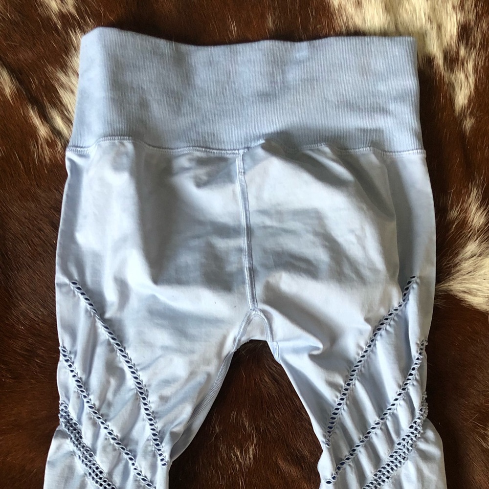 Alo yoga UV blue cutout full length pants SOLD - Picture 2 of 4